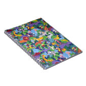 Carnet Animaux Safari Animés colorés (Côté Droit)