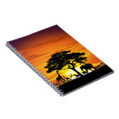 Carnet Animaux sauvages sur le coucher de soleil de la sa (Côté Droit)