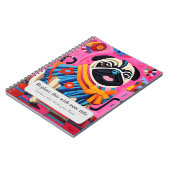 Carnet Animaux Whimsical Personnalisés - Carlin mignon (Côté gauche)