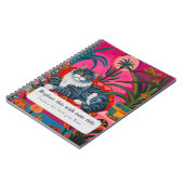 Carnet Animaux Whimsical Personnalisés - Cute Cat+ (Côté gauche)