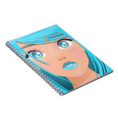 CARNET ANIME CARTOON GIRL (Côté Droit)