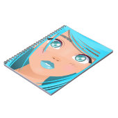 CARNET ANIME CARTOON GIRL (Côté gauche)