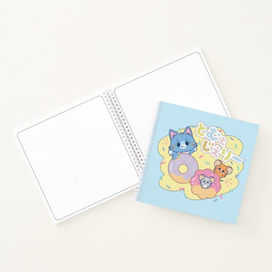 Carnet Anime Donut délice avec Tom, Jerry et Tuffy (Intérieur)