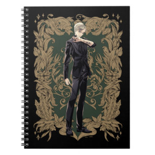 Carnet Anime Draco Malfoy Cadre Ornate