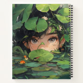 Carnet Anime Girl in Pond (Dos)
