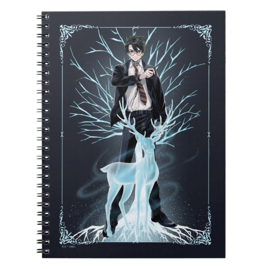 Carnet Anime HARRY POTTER™ Stag Patronus (Devant)
