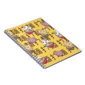 Carnet Anime japonais Cat Ramen Noodles (Côté Droit)