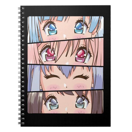 Carnet Anime mignonne fille Japon Comic Manga Anime (Devant)