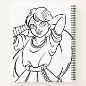 Carnet Anime Punk Ado Coloring School Sujet (Dos)