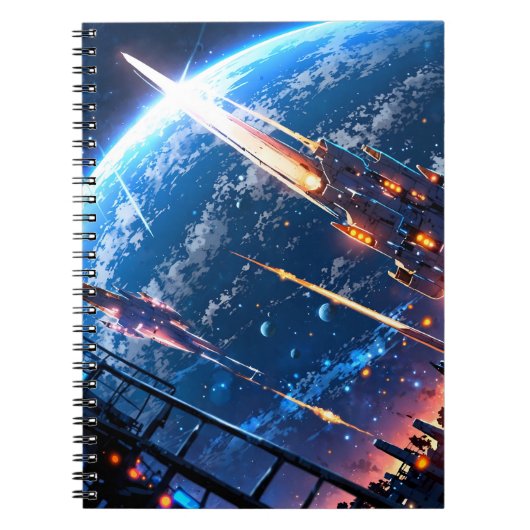 Carnet Anime space art (Devant)