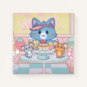 Carnet Anime Tom, Jerry et Tuffy Dessert Parlor (Devant)