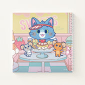 Carnet Anime Tom, Jerry et Tuffy Dessert Parlor (Dos)