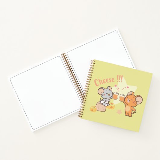 Carnet Anime Tuffy et Jerry Cheese au fromage (Intérieur)