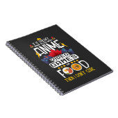 Carnet Anime Vidéo Jeu Alimentaire Gamer Nerd Gaming Cont (Côté Droit)