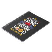 Carnet Anime Vidéo Jeu Alimentaire Gamer Nerd Gaming Cont (Côté gauche)
