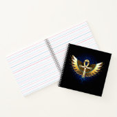 Carnet Ankh or avec ailes (Intérieur)