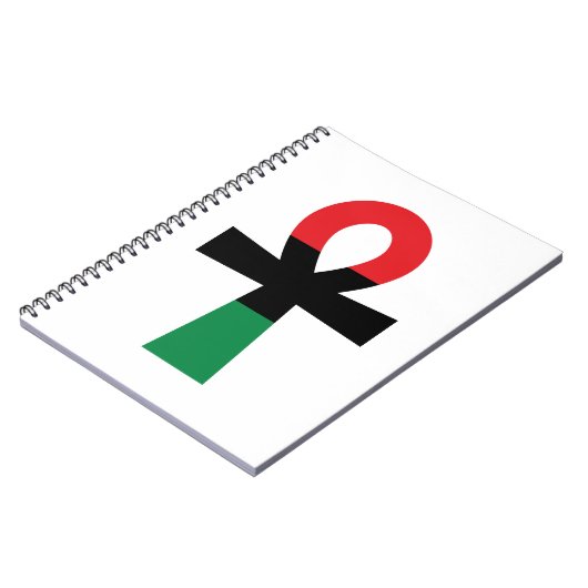 Carnet Ankh rouge, noir et vert (Côté gauche)