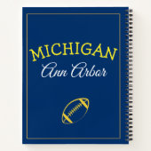 Carnet Ann Arbor Michigan Blue and Maize (Dos)