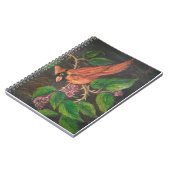 Carnet Ann Hayes Peinture Cardinal (Côté gauche)