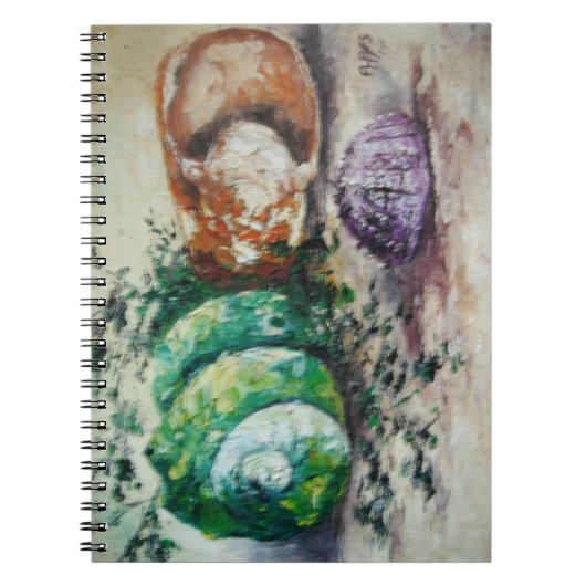 Carnet Ann Hayes Peinture Coquillages (Devant)