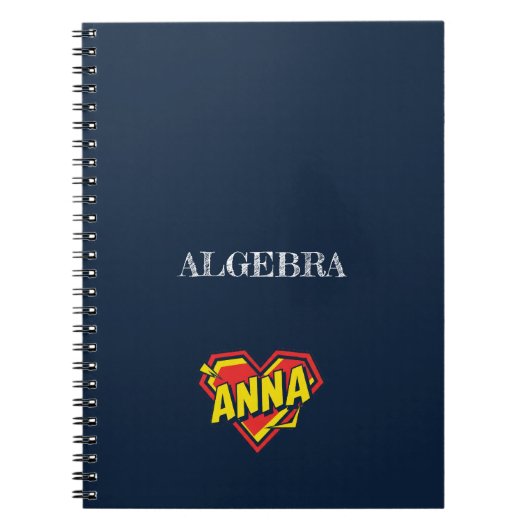 Carnet Anna Blue (Devant)