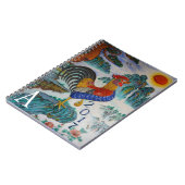 Carnet Année chinoise du coq 2017, Monogramme (Côté gauche)