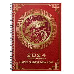 Carnet Année chinoise du dragon 2024