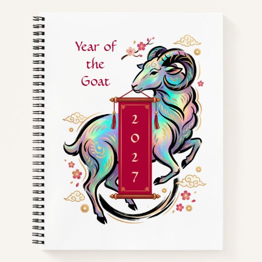 Carnet Année de la Chèvre 2027 (Devant)