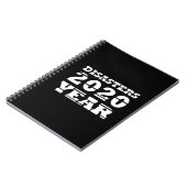 Carnet Année des catastrophes de 2020 (Côté gauche)