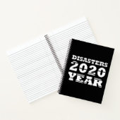 Carnet Année des catastrophes de 2020 (Intérieur)