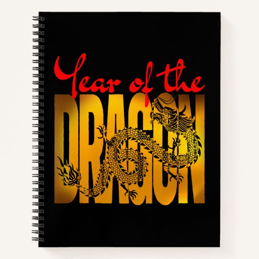 Carnet Année du dragon (Devant)