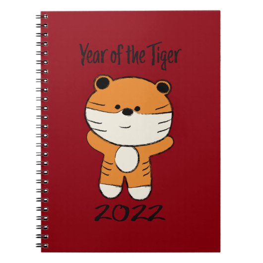 Carnet Année du Tigre 2022 (Devant)