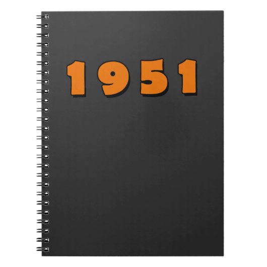 Carnet Année vintage 1951 (Devant)