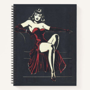 Carnet années 1940 femme fatale