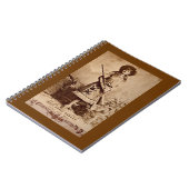 Carnet Annie Oakley Sépia (Côté gauche)