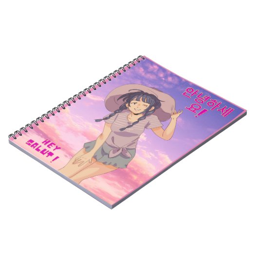 Carnet Annime manga fille (Côté gauche)