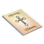 Carnet Anniversaire de l'ordination, Croix sur Starburst (Côté Droit)