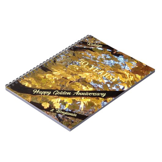 Carnet Anniversaire d'or (Côté gauche)