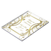 Carnet Anniversaire du Mariage or blanc (Côté gauche)