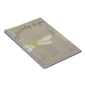 Carnet anniversaire heureux de libellule (Côté Droit)