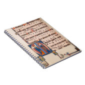 Carnet Annonciation Manuscrit lumineux médiéval (Côté Droit)