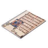 Carnet Annonciation Manuscrit lumineux médiéval (Côté gauche)