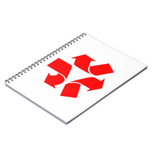 Carnet Annuler le recyclage du symbole