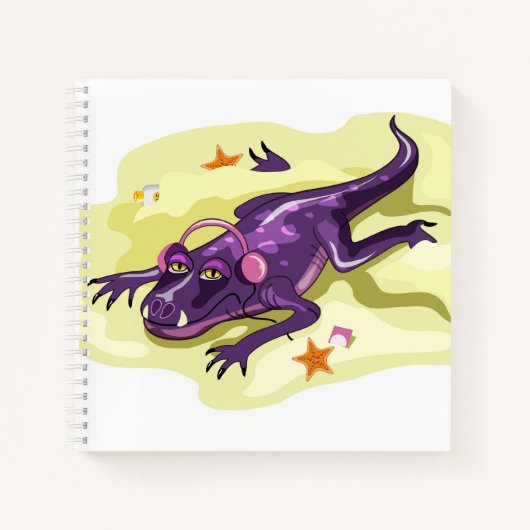 Carnet Anteosaurus Bain De Soleil Avec Casque. (Devant)