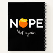 Carnet Anti-Trump - Non, pas encore moi (Dos)