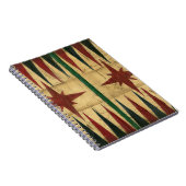 Carnet Antique Backgammon Game Board par Ethan Harper (Côté Droit)
