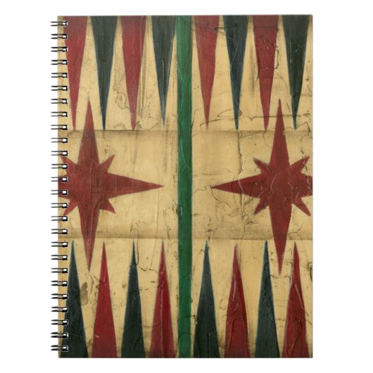 Carnet Antique Backgammon Game Board par Ethan Harper (Devant)