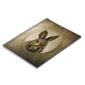 Carnet Antique Bunny Portrait (Côté gauche)