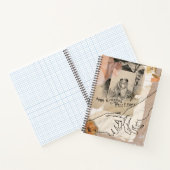 Carnet Antique Collage Romantic Floral Ephemera (Intérieur)