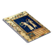 Carnet antique de couverture de manuscrit (Côté Droit)